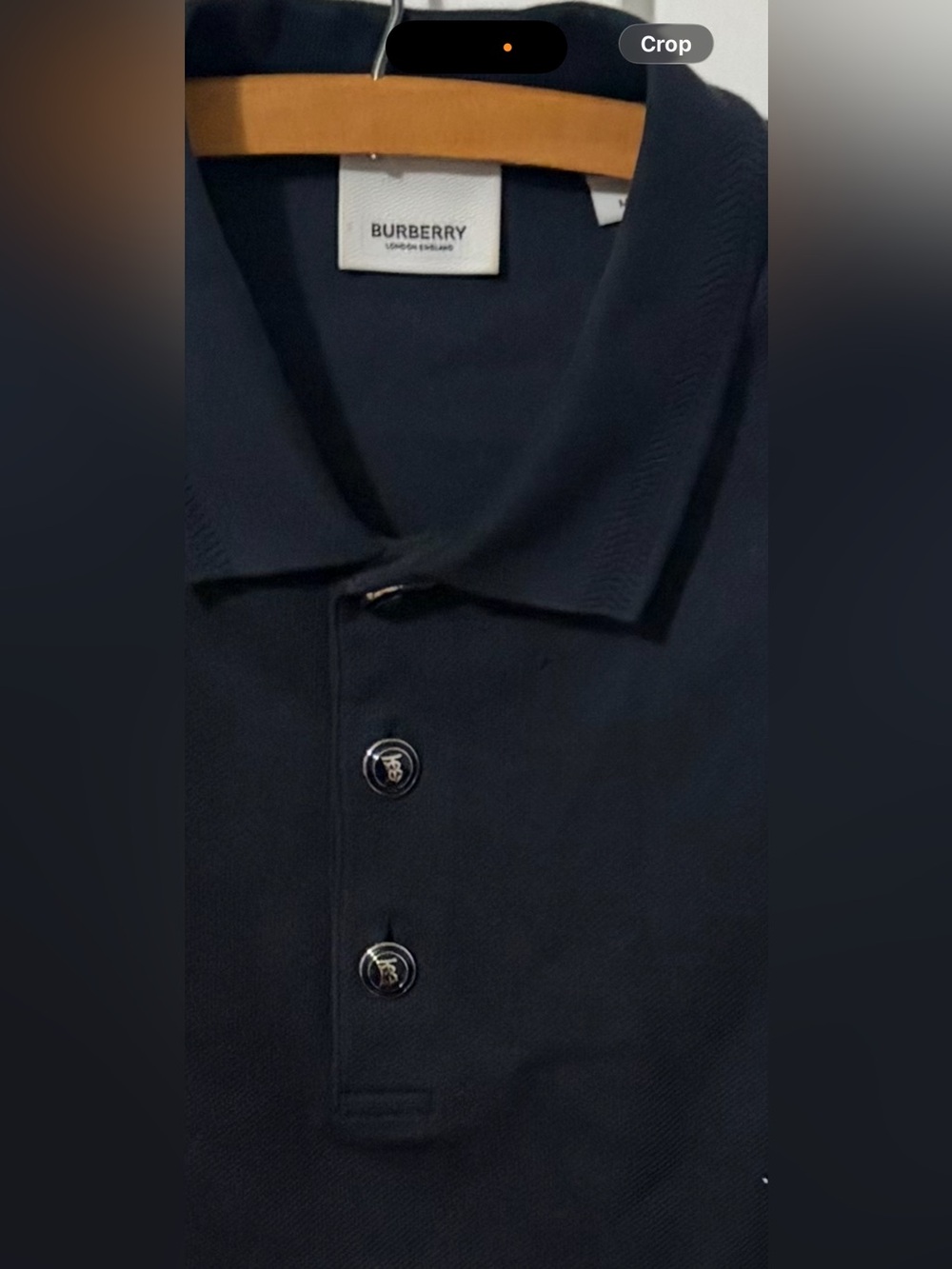 Burberry Men’s Dark Navy Polo Shirt